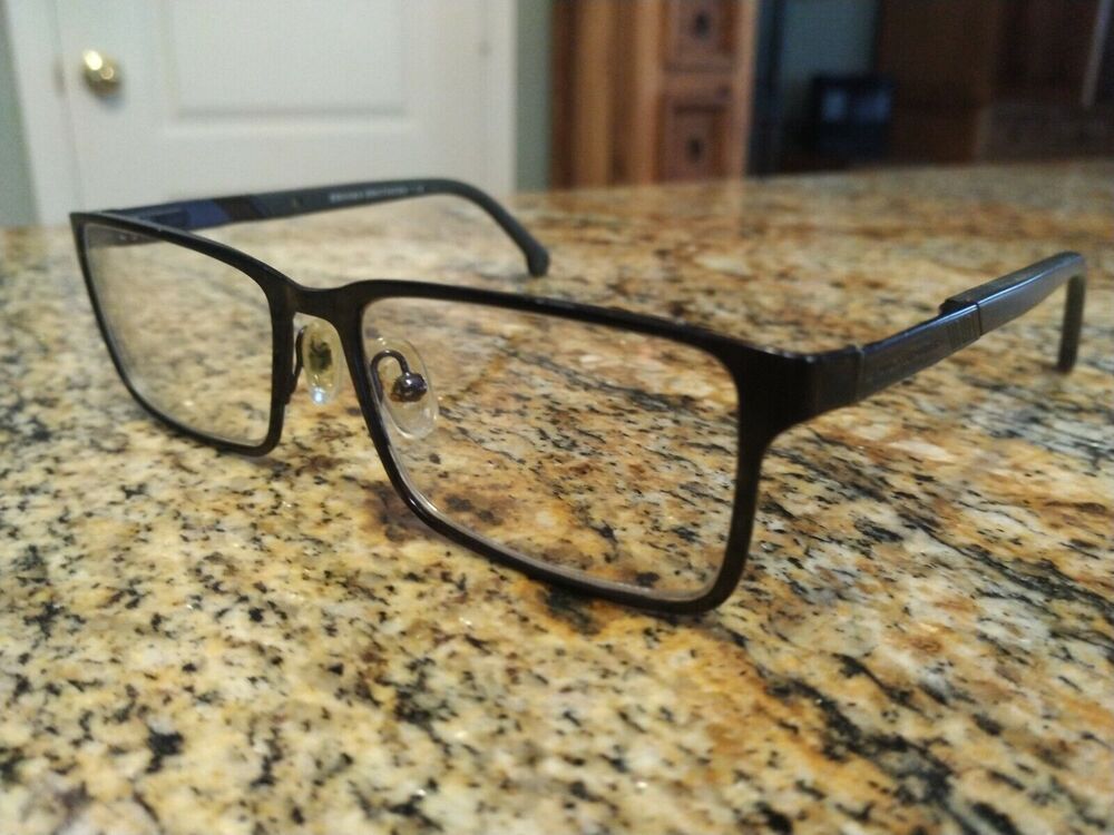Brooks Brothers BB1024 1638 Black Gray Eyeglasses Frames 52 16 140